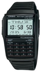 Casio DBC32-1A Men’s Classic Resin Band 25 Page Databank Calculator Watch