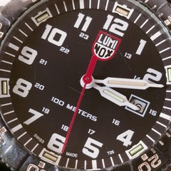 LUMINOX LEATHERBACK SEA TURTLE 0320 WATCH Glow Paint Degradation