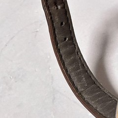 UNITED ARROWS SEIKO Square Watch Leather Roman 16cm Vintage Timepiece