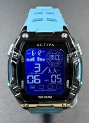 Activa X Invicta Digital Men’s Watch – 50mm. Light Blue ACW8130-002 NEW