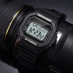 Women Men Outdoor Sport Watch Digital Watch Waterproof Back Light LED Watch Gift