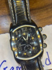 Invicta Lupah Men 9818 Classic Swiss Chronograph Movement Leather 40mm