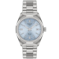 Tissot PRC 100 Solar 34mm Ice Blue Dial Women’s Watch T1518221135100