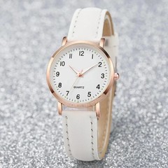 Women’s Watch Bracelet Leather Strap Band Luxury Woman Gift Quartz Round Dial