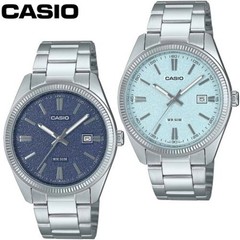 CASIO COLLECTION MTP-1302DA-2A2 Blue Stainless Steel Men’s Watch New in Box