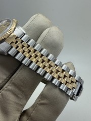 1995 Rolex Datejust 36mm TT Steel 18k Gold Champagne Linen Dial Auto Watch 16233