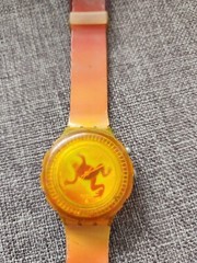 Swatch Loomi Scuba 200m Orange Frog in Original Case Rare