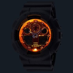 CASIO G SHOCK GA 100FL 8AJF Men’s Chronograph World Time New