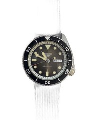 SEIKO Automatic Watch Analog Rubber BRW BLK 4R36 07G0