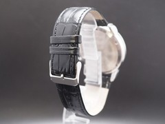 N MINT Zeppelin 100th Years 7680-1 Chronograph Alarm Qz 43mm Mens Watch JAPAN