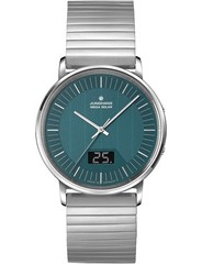Junghans Milano Mega Solar 39.2mm Green Dial Stainless Steel Watch 56/4621.44
