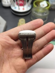 Original 21mm JEANRICHARD tape folding buckle, leather strap buckle