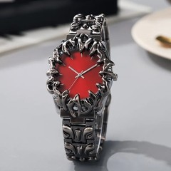 Men’s Quartz Watch With Alloy Strap And Single Folding Buckle, Featuring Tempere