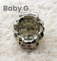 Operational Check Completed CASIO Baby G Watch Leopard BA 110LP 7A