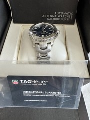2022 Ta Heuer Link Calibre 5 Men’s Automatic Watch Exc. Cond. WJ201C Blue Dial