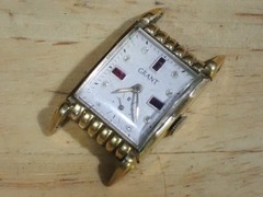 Grant 17 Jewel Men’s Manual Wind Wristwatch runs a little Faux Ruby & Diamond