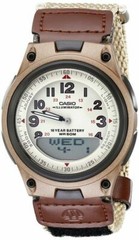 Casio AW80V-5BV, Combo Watch, Databank, Black Resin, 3 Alarms, 10 Year Battery