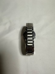 Vintage Timex Easy Reader Indiglo 1996 Silver Tone Flex Band