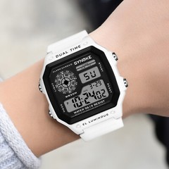 Army Green Mens Digital Watch Multifunction Waterproof Casual Wristwatch Sports