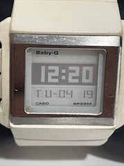 CASIO Baby-G 3085 BG-2001 Square Water Resistant 10bar Wristwatch W/New Battery