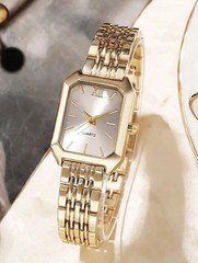 Gold Bracelet Quartz Women’s Analog Wristwatch