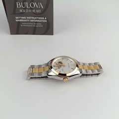 Bulova Surveyor 98A284 Men’s Automatic Watch Silver-Gold Dial Two-Tone Steel