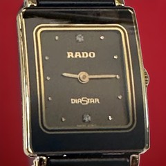 Ladies RADO DIASTAR Swiss 153.0283.3 N 18mm Ceramic Diamond Watch PARTS REPAIR