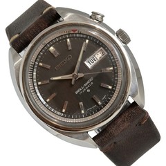 SEIKO Bell Matic 4006-7000 Japan alarm black dial automatic 1970