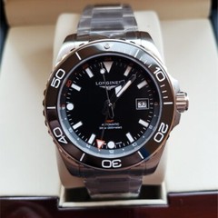 New Longines HydroConquest GMT 41mm Black Dial Steel Men’s Watch L37904566