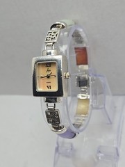 Womens Vintage Aria 925 Sterling Silver Multicolor Gemstone Watch New Battery