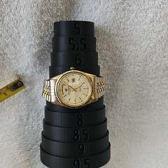 Jules Jurgensen 36mm 2 Tone Champagne Dial President Date/Day men’s Watch(#1447)