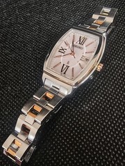 SEIKO LUKIA 1B22-0AZ0 Women’s Radio Solar Tonneau Watch – Beautiful Condition Jp