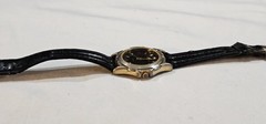 Geneva Stainless Steel Watch Waterproof Leather Band Quartz Wristwatch
