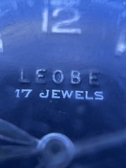 LEOBE 17 Jewels Swiss Mechanical Mens Watch Incabloc Antimagnetic 1950s VTG READ