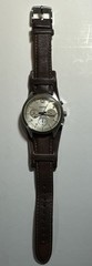“Fossil Flight Chronograph Watch CH2794 Brown Leather Strap 38mm – Pre-Owned”