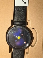 NEW Projects Watches “Zero Gravity” 40mm Black Leather Band RARE! INSANE DESIGN!