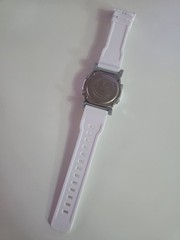 Casio G-SHOCK Analog-Digital Quartz 45mm White Resin Strap 200m WR