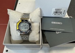 Seiko Rotocall Quartz Chronograph Digital Dial Men’s Watch SMGG17 Brand New