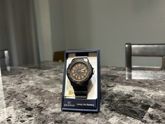 Men’s ⌚️ GEORGE Sports 24 Hour Easy Read Dial Long Life Battery Black Watch #NIB