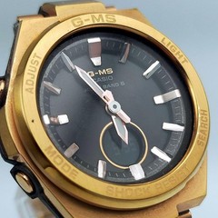 CASIO G-MS MSG-W200CG Rose Gold Ladies Radio Solar Watch 13.5cm 5.3in