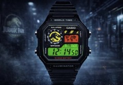 “Jurassic” – REBIRTH | 🦖🔴🟡 | Custom CASIO AE-1200WHD | Royale | Watch MOD