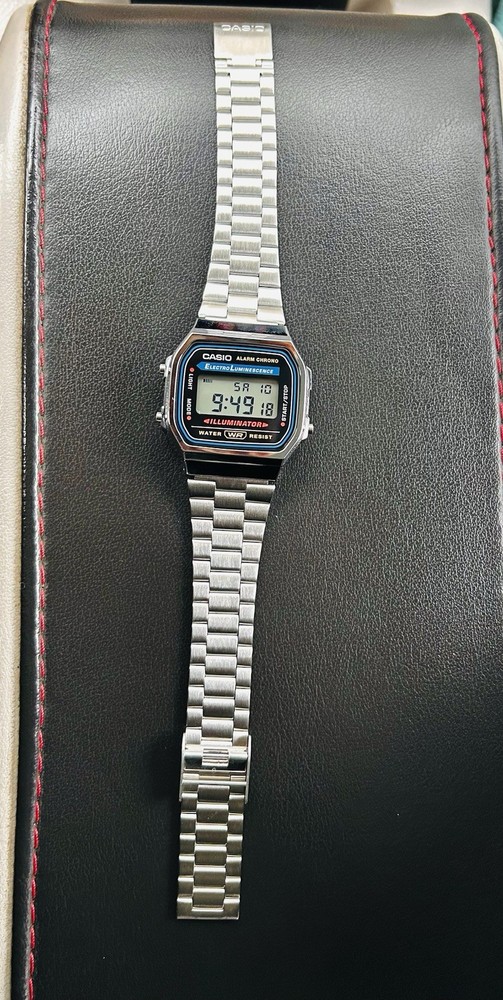 Casio Men’S Vintage Design A168W-1 Electro Luminescence Watch