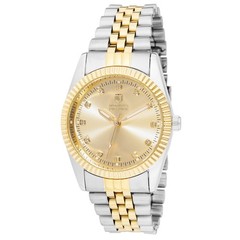 Montres Prestige by Invicta Men’s Gold Stainless Steel 38mm Watch