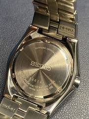 Vintage Seiko 5J32-0AP0 Arctura Kinetic Auto Relay Stainless Steel Watch – Works