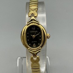 Vintage Watch-it Womens Watch 13mm Oval Gold Tone Expansion Bracelet New Battery