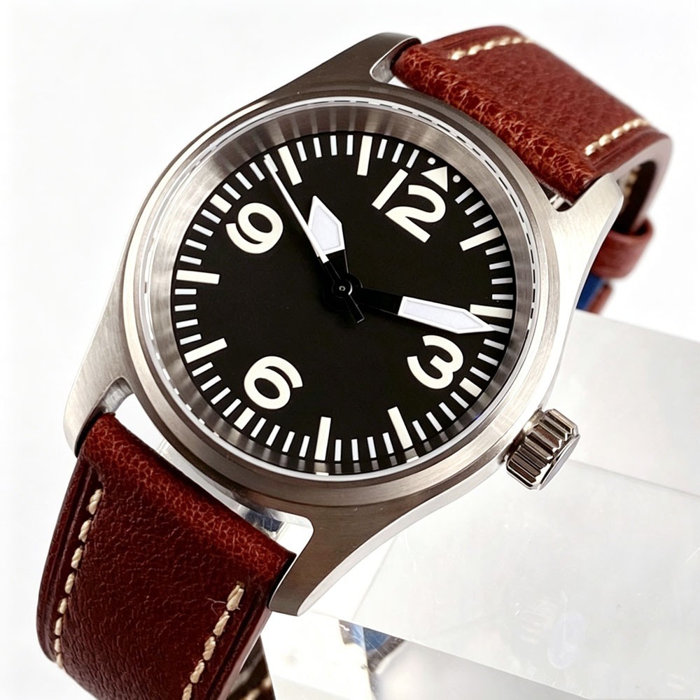 Tandorio Diver 36mm Pilot Aviator Watch Automatic NH35/Miyota 8215 Movt Sapphire