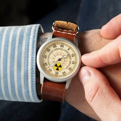 Raketa Watch Mechanical Radiation Military Wrist Russian Soviet USSR Men Vintage