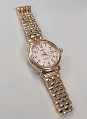 UNTESTED Shinola Watch Co. Argonite-705 Detroit All Stainless Steel Watch