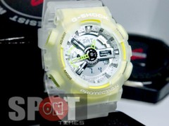 Casio G-Shock Fluorescent Colors Semi-Transparent Men’s Watch GA-110LS-7A