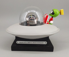 RARE! Marvin the Martian 50th Anniversary Watch with Flying Saucer 620/2500 WB